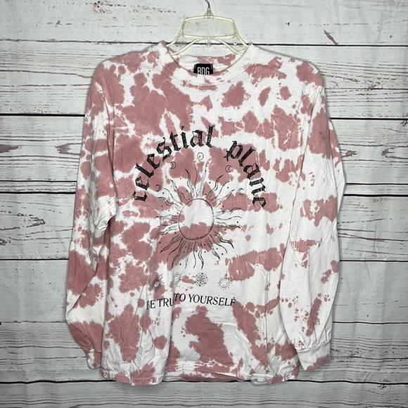 BDG Tops - BDG Urban Outfitters Celestial Plane Be True To Yourself L/S T Shirt Sz Small!